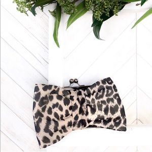 Betsey Johnson Leopard Print Clutch